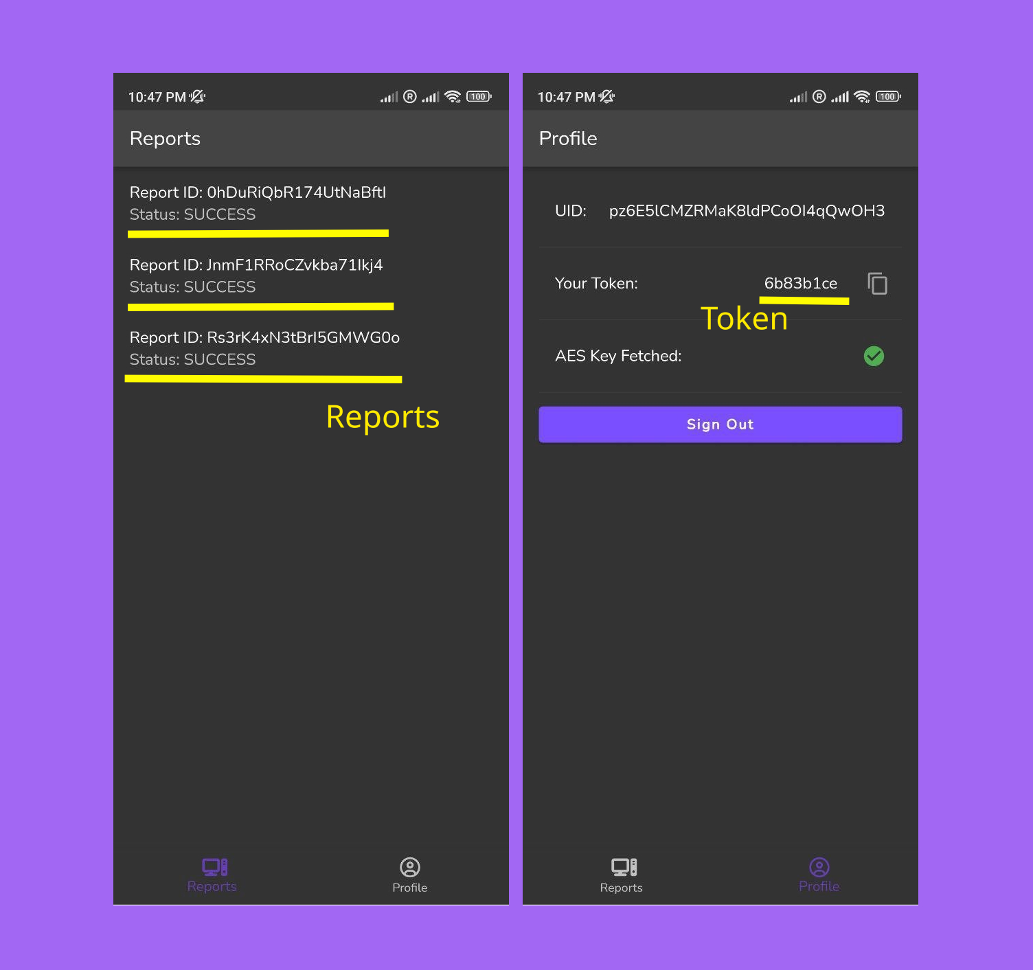 Gentoo Update Mobile App Screens